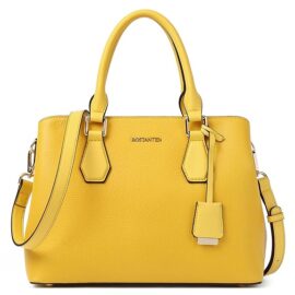 BOSTANTEN Leather Handbags Designer Shoulder Bucket Bag Crossbody Purses for Women