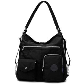 Casual Hobo Shoulder Bags for Women, Large Waterproof Nylon Messenger Crossbody Handbag