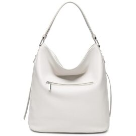 DAVIDJONES Women's Soft Faux Leather Hobo Bags
