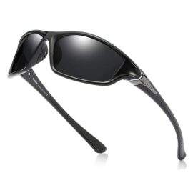 DUBERY Polarized Fishing Sunglasses for Men Women Ultra Light Outdoor Sports Driving Sunglasses UV400 Protection D120