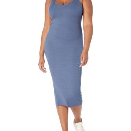 Enza Costa Women's Rib Tank Midi Dress