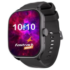 Fastrack FS1 Pro Smartwatch|World’s First 1.96" Super AMOLED Arched Display with Highest Resolution of 410x502|SingleSync BT Calling|NitroFast Charging|110+ Sports Modes|200+ Watchfaces