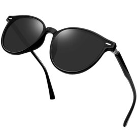 KANASTAL Retro Polarised Sunglasses for Women Men, Classic Vintage Ladies Trendy Sun Glasses Shades UV