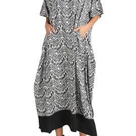 Miss Lavish London Kaftan Tunic One Size Cover Up Maxi Dresses Lougewear Embellished Kimono