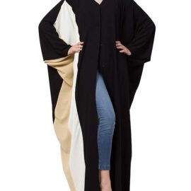 Mushkiya Beautiful & Simple Front Open Kaftan Made of Nida Matte Fabric for Women