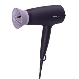 PHILIPS Hair Dryer for Women (Bhd318/00)|1600W|Shiny and Frizz Free Hair with Advanced Ionic Care & Thermoprotect Technology|3 Heat & Speed Setting to Style Your Choice|Foldable-Purple,1600 Watts