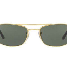 Ray-Ban Men UV Protected Green Lens Rectangle Sunglasses