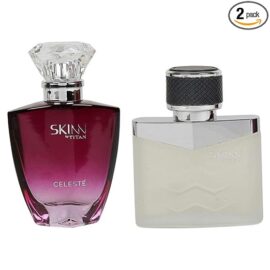 Skinn by Titan Raw and Celeste Perfumes for Men and Women, 50ml